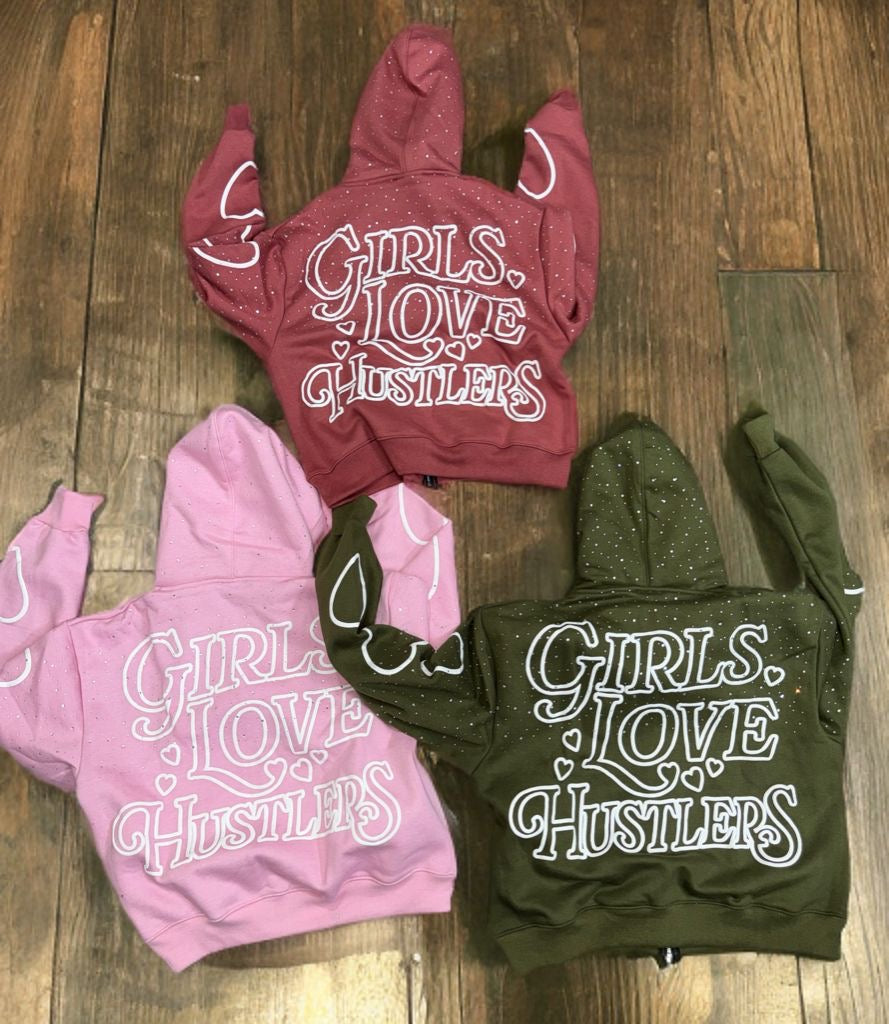 Girls Love Hustlers ZipUps