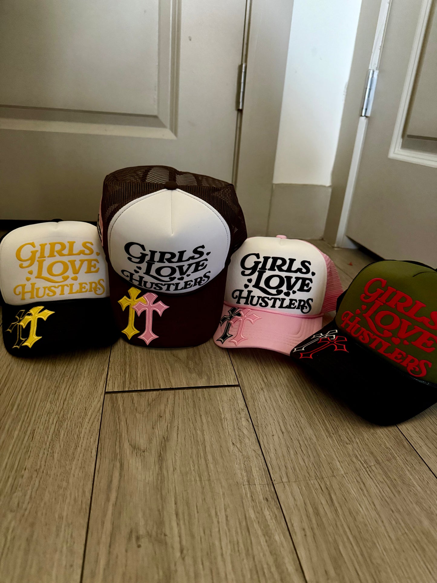 Girls Love Hustlers Cross Hat