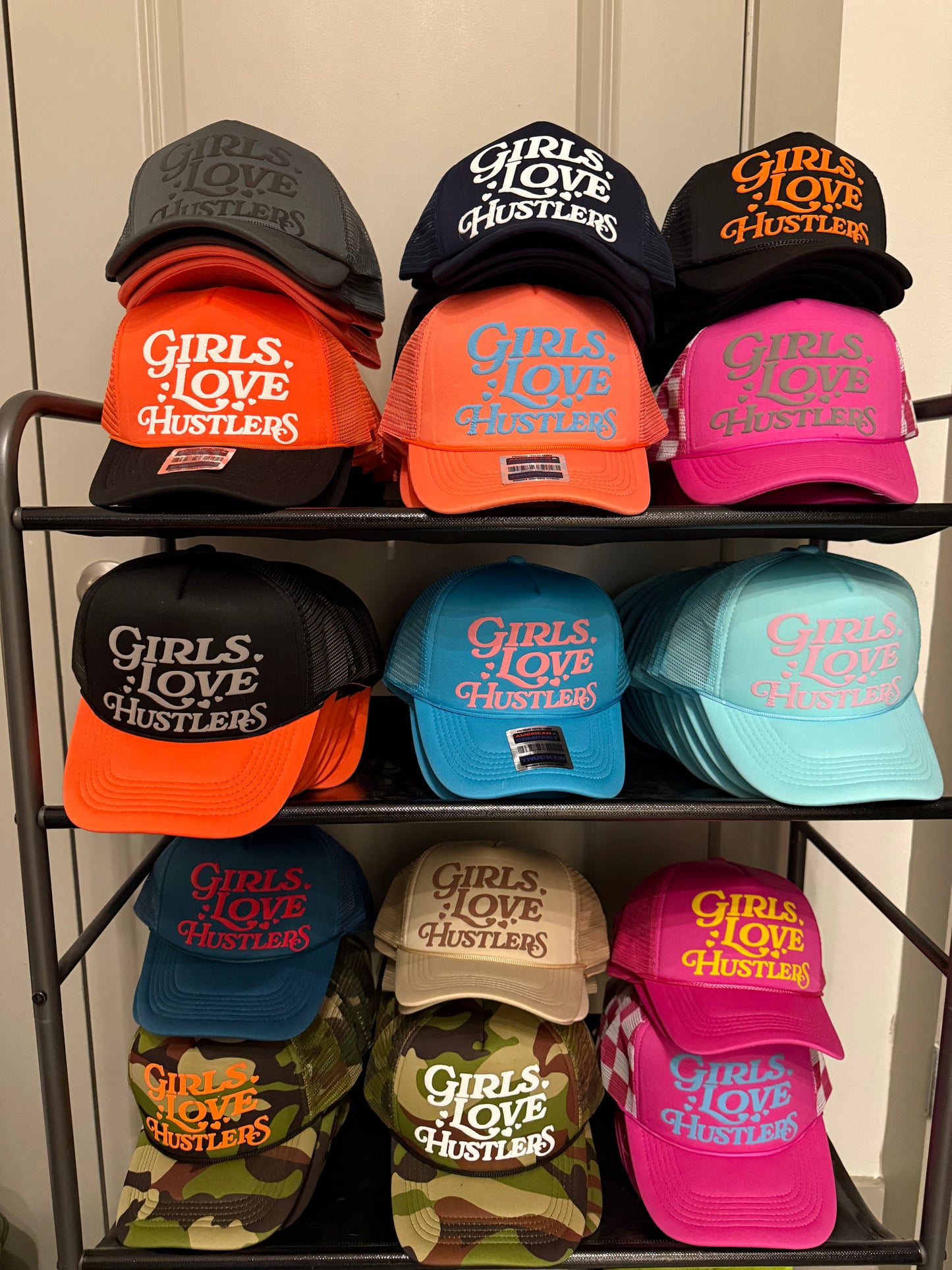 Girls Love Hustlers Hats