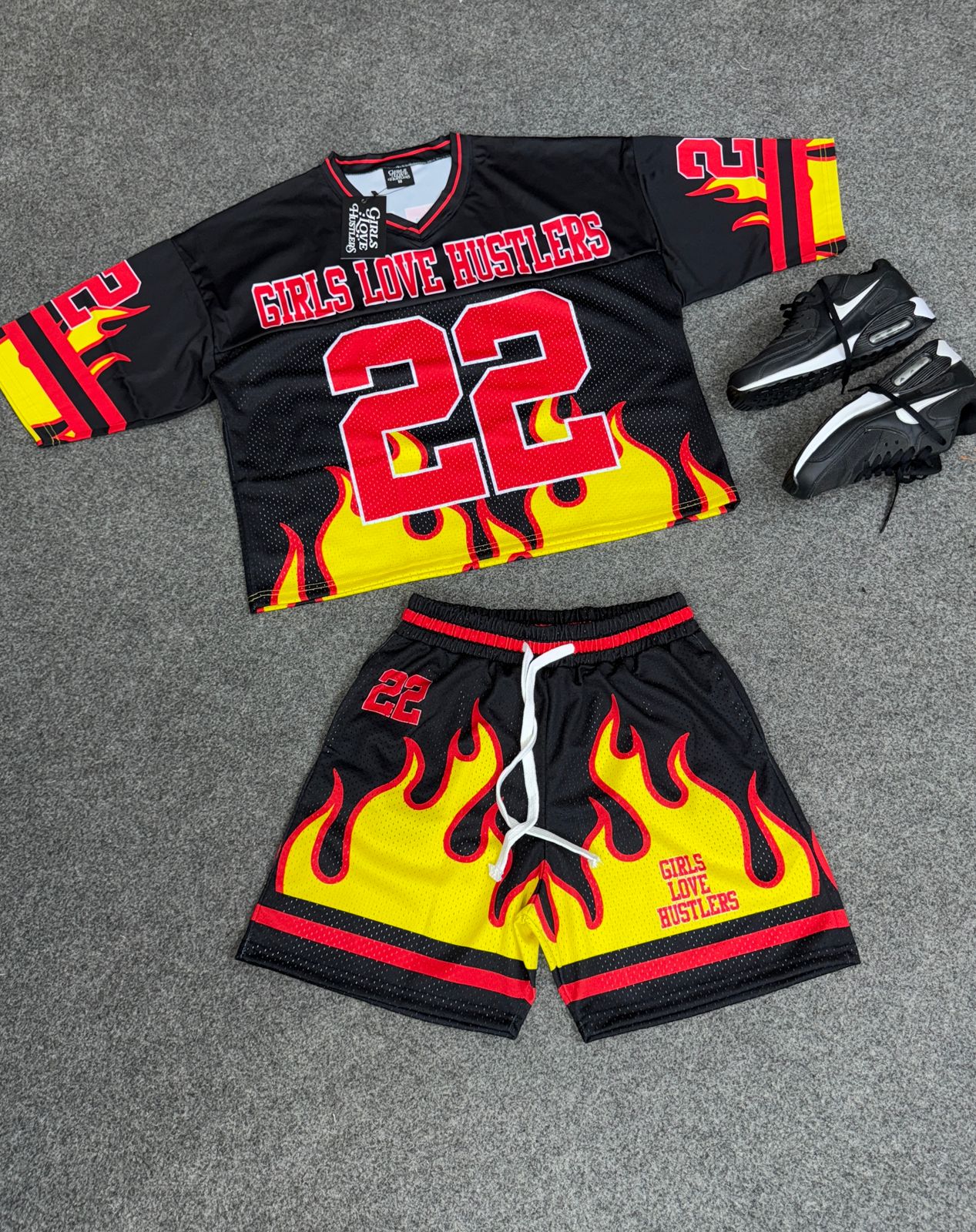 Girls Love Hustlers Jersey Sets