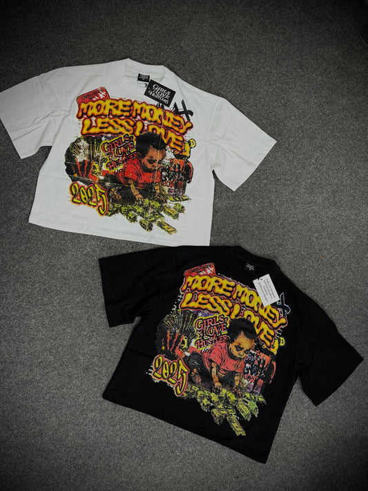 Girls Love Hustlers Crop Tees