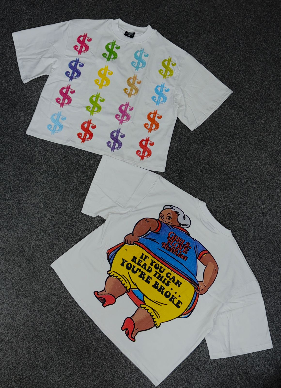 Girls Love Hustlers Crop Tees