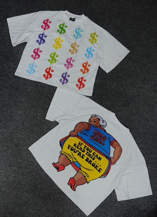 Girls Love Hustlers Crop Tees
