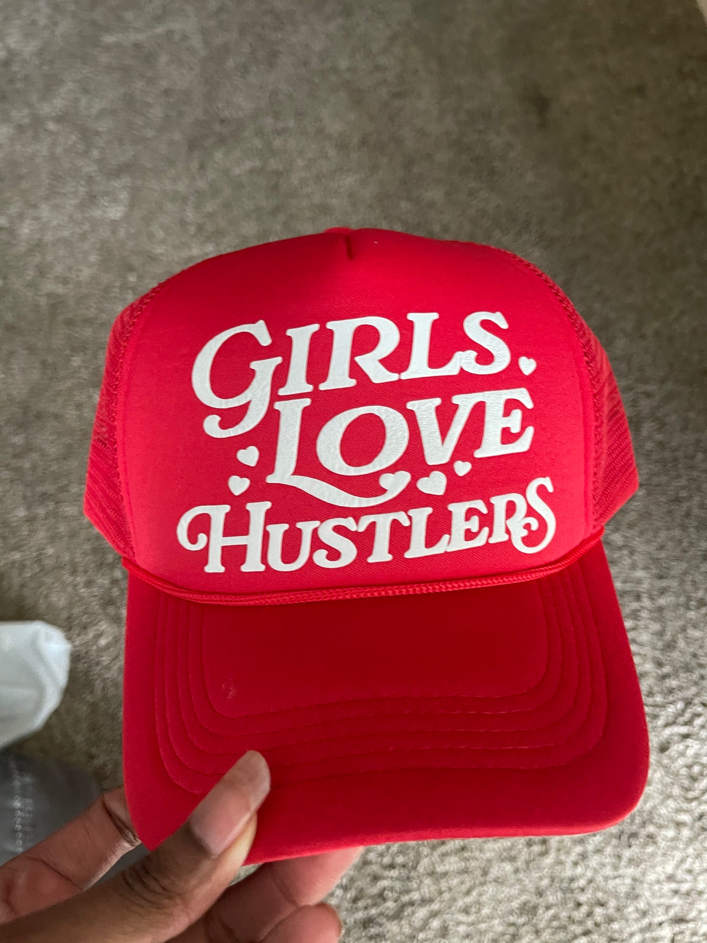 Girl Love Hustlers Hats