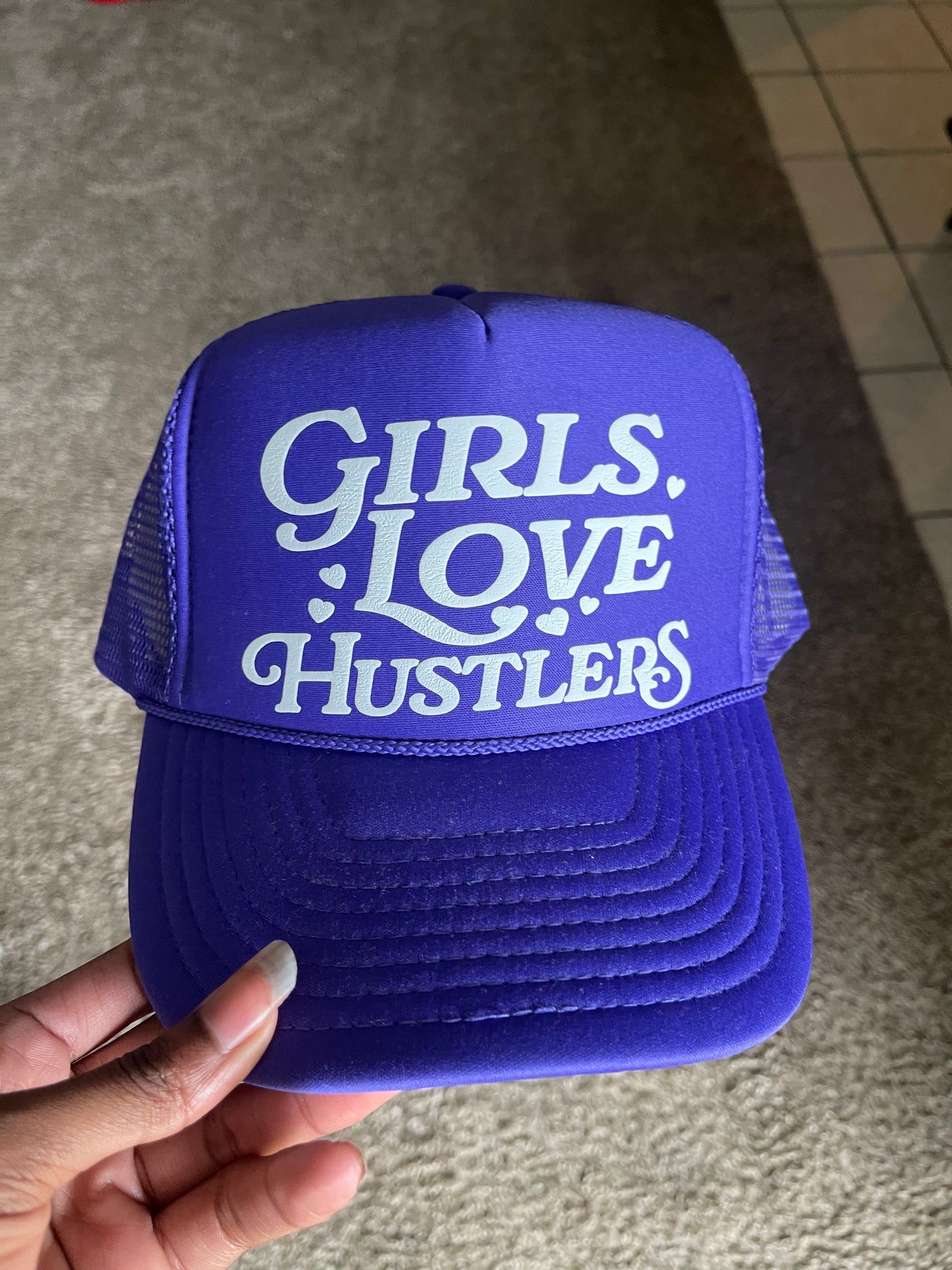 Girl Love Hustlers Hats