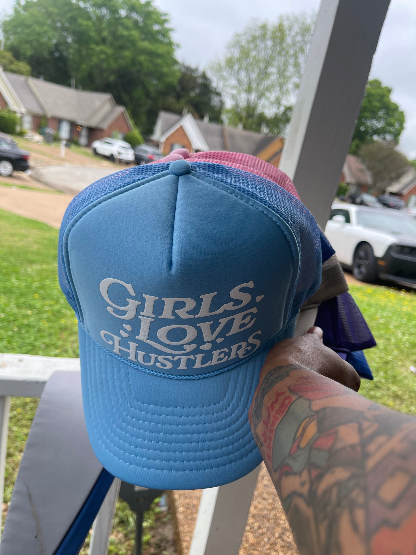 Girl Love Hustlers Hats