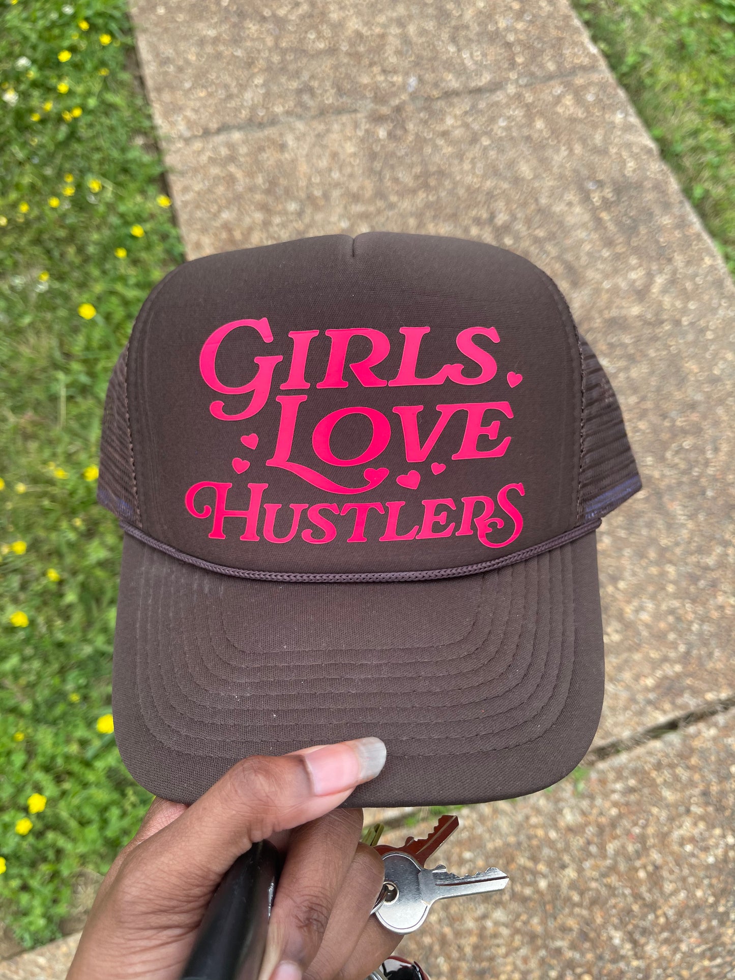Girl Love Hustlers Hats