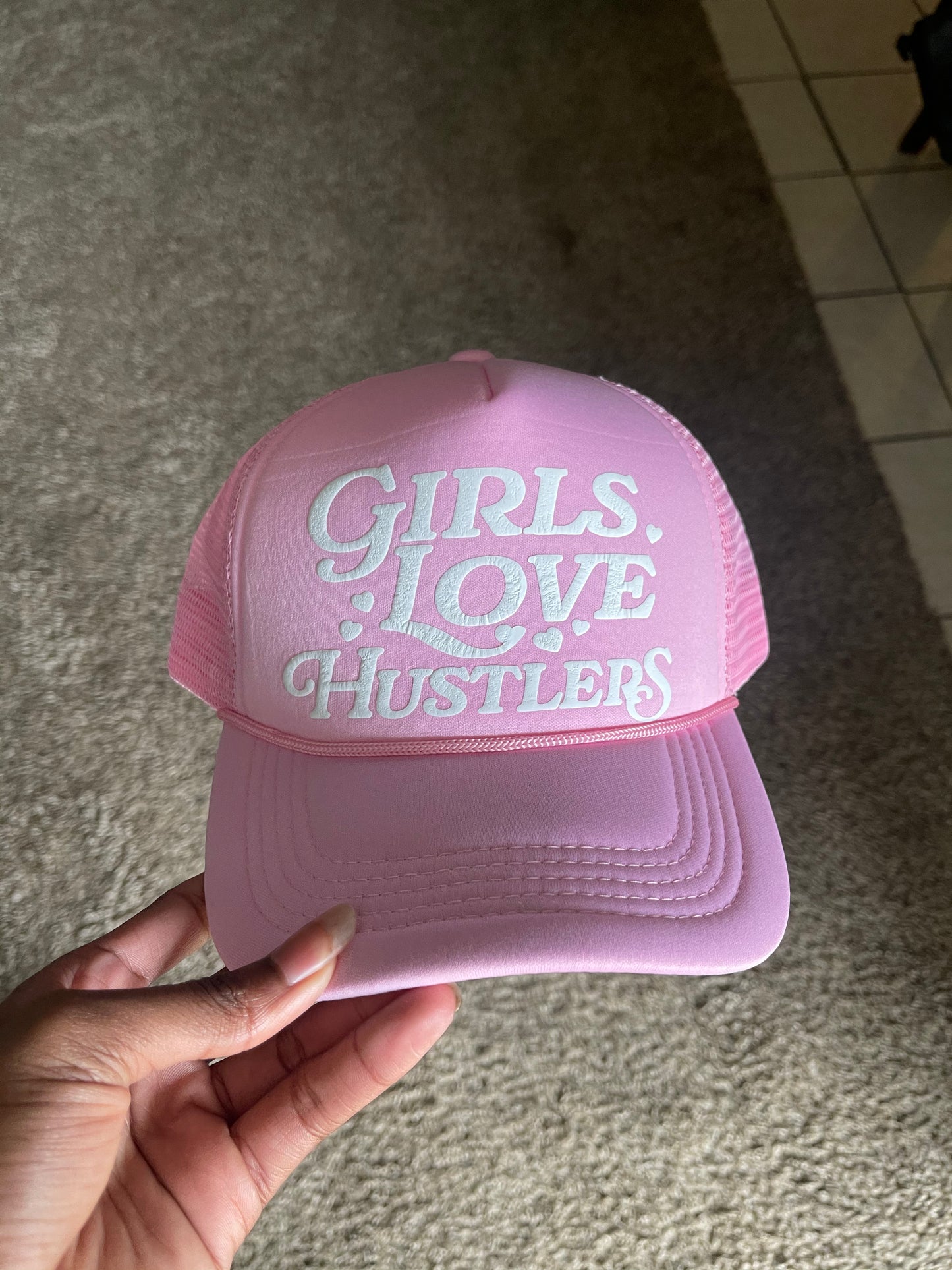 Girl Love Hustlers Hats