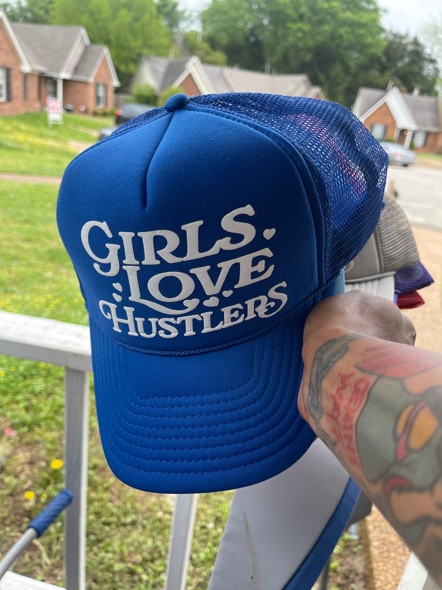 Girl Love Hustlers Hats