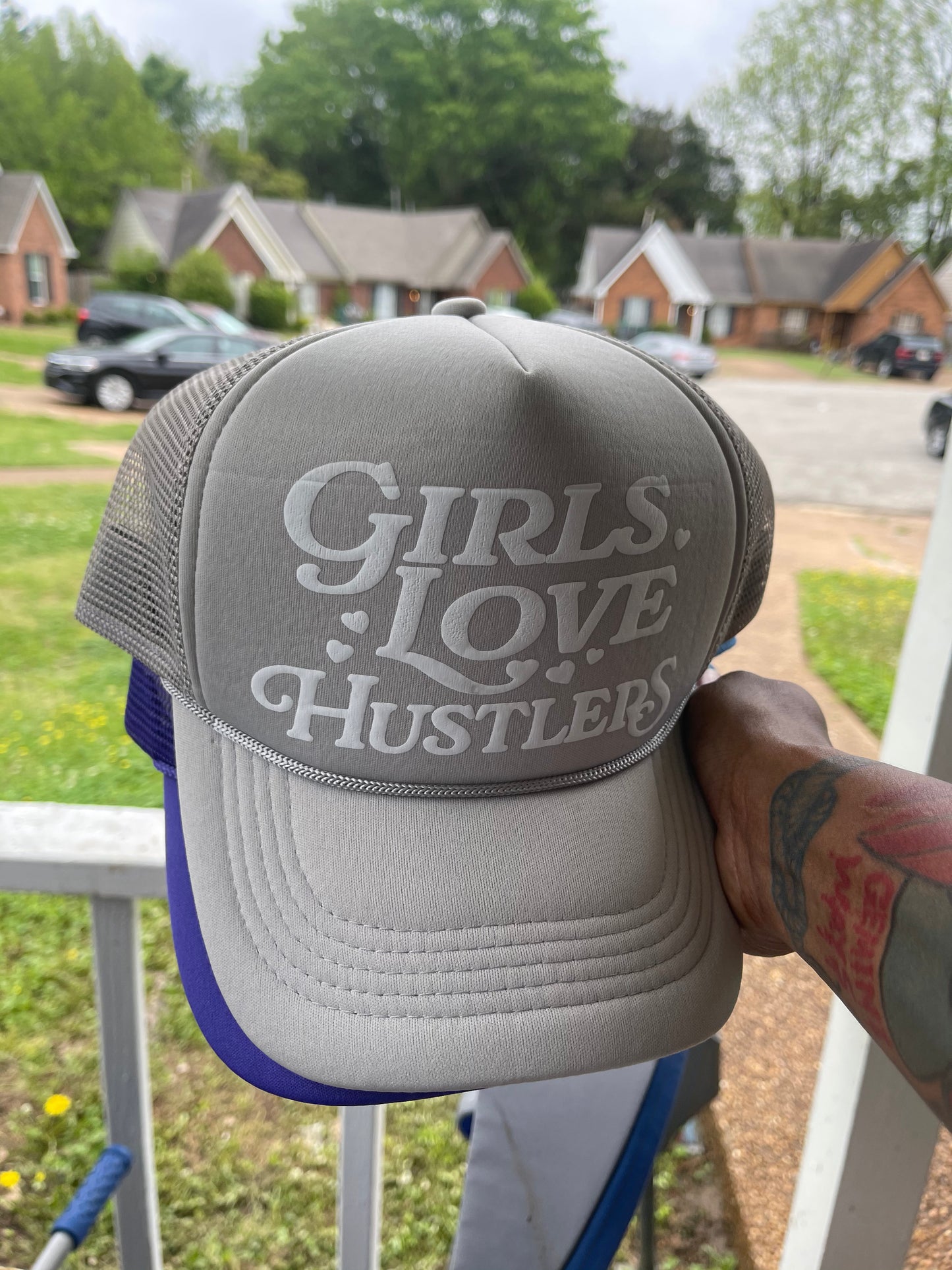 Girl Love Hustlers Hats