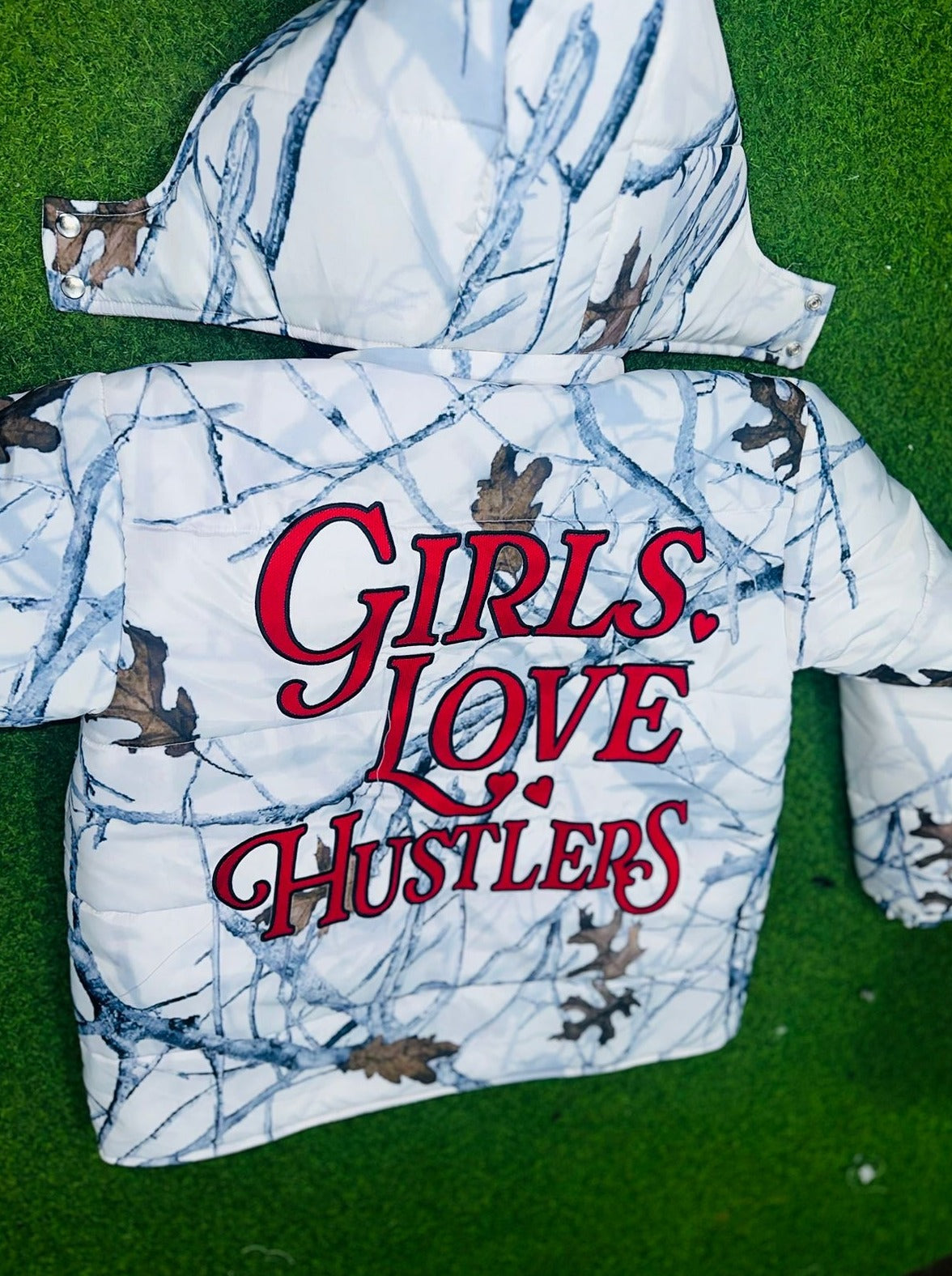 Girls Love Hustlers PuffCoat