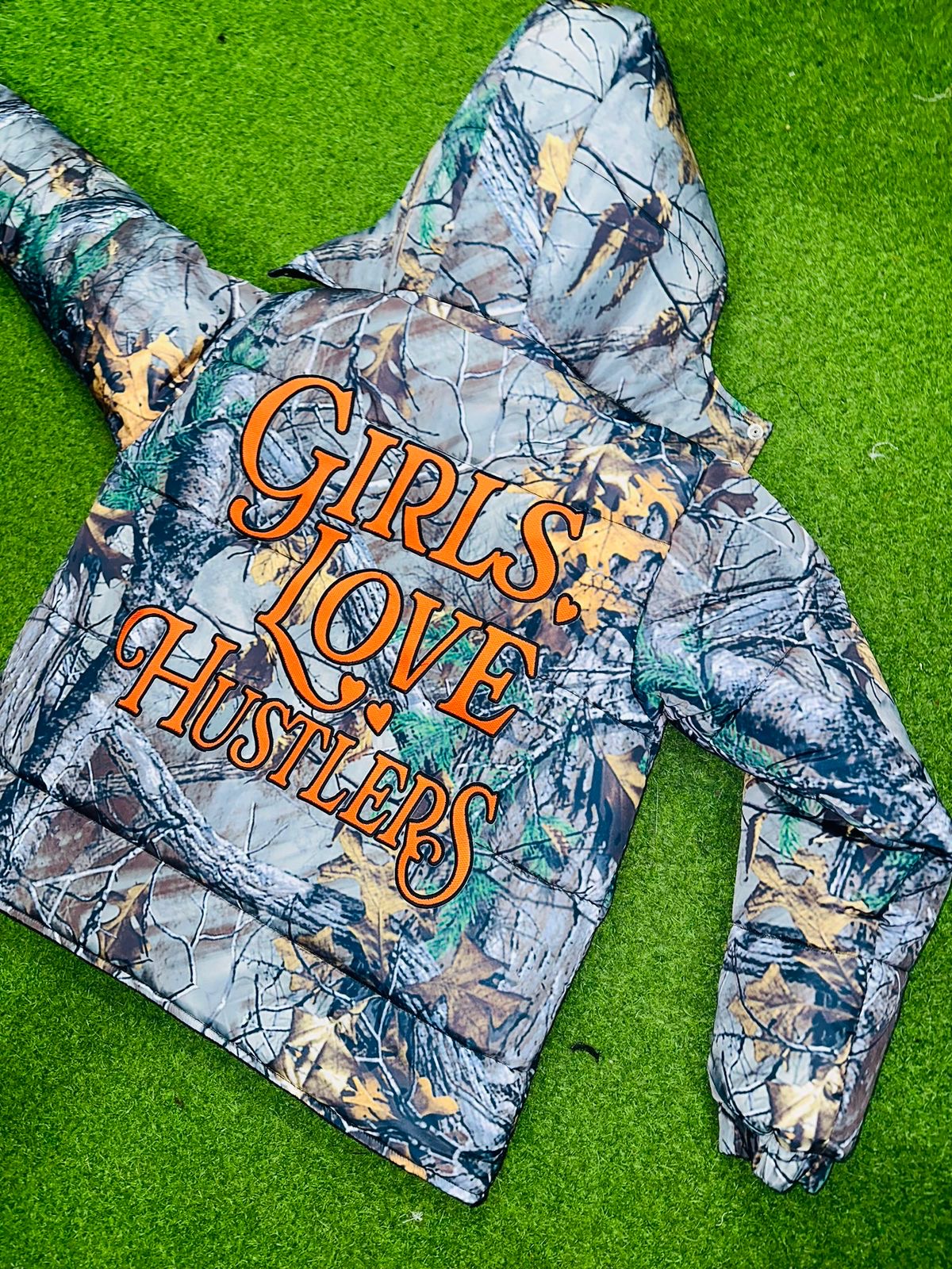 Girls Love Hustlers PuffCoat