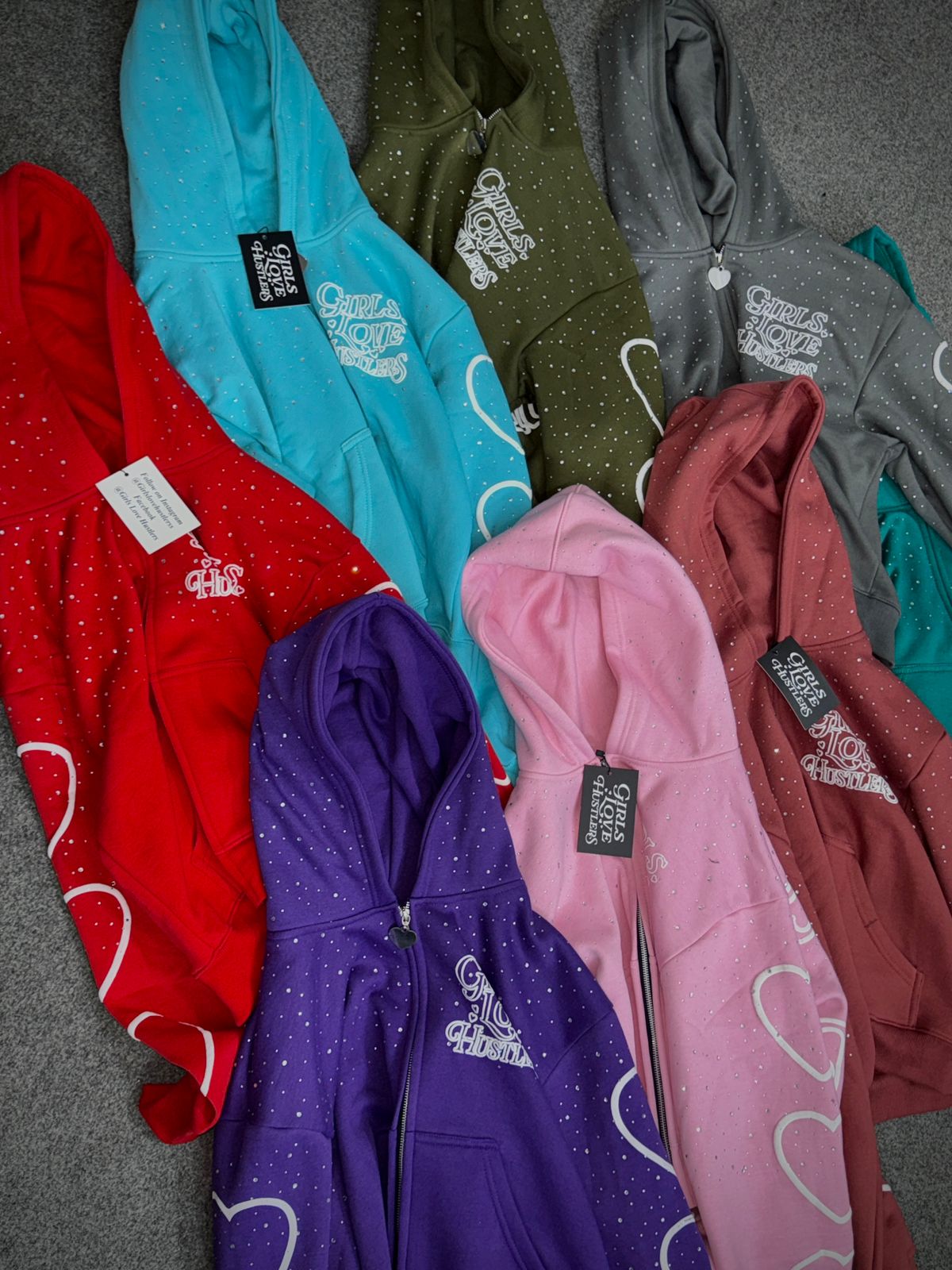 Girls Love Hustlers ZipUps