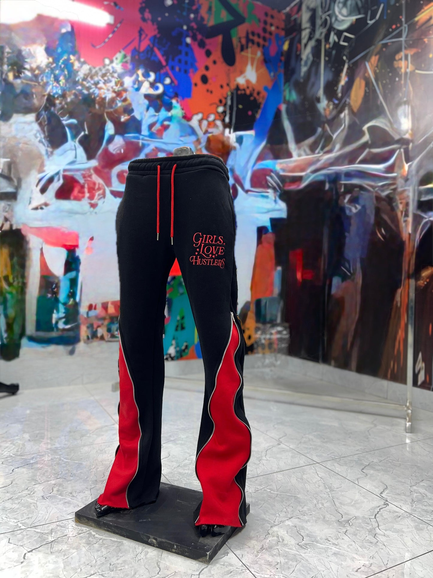 Girls Love Hustlers ZipUp Pants