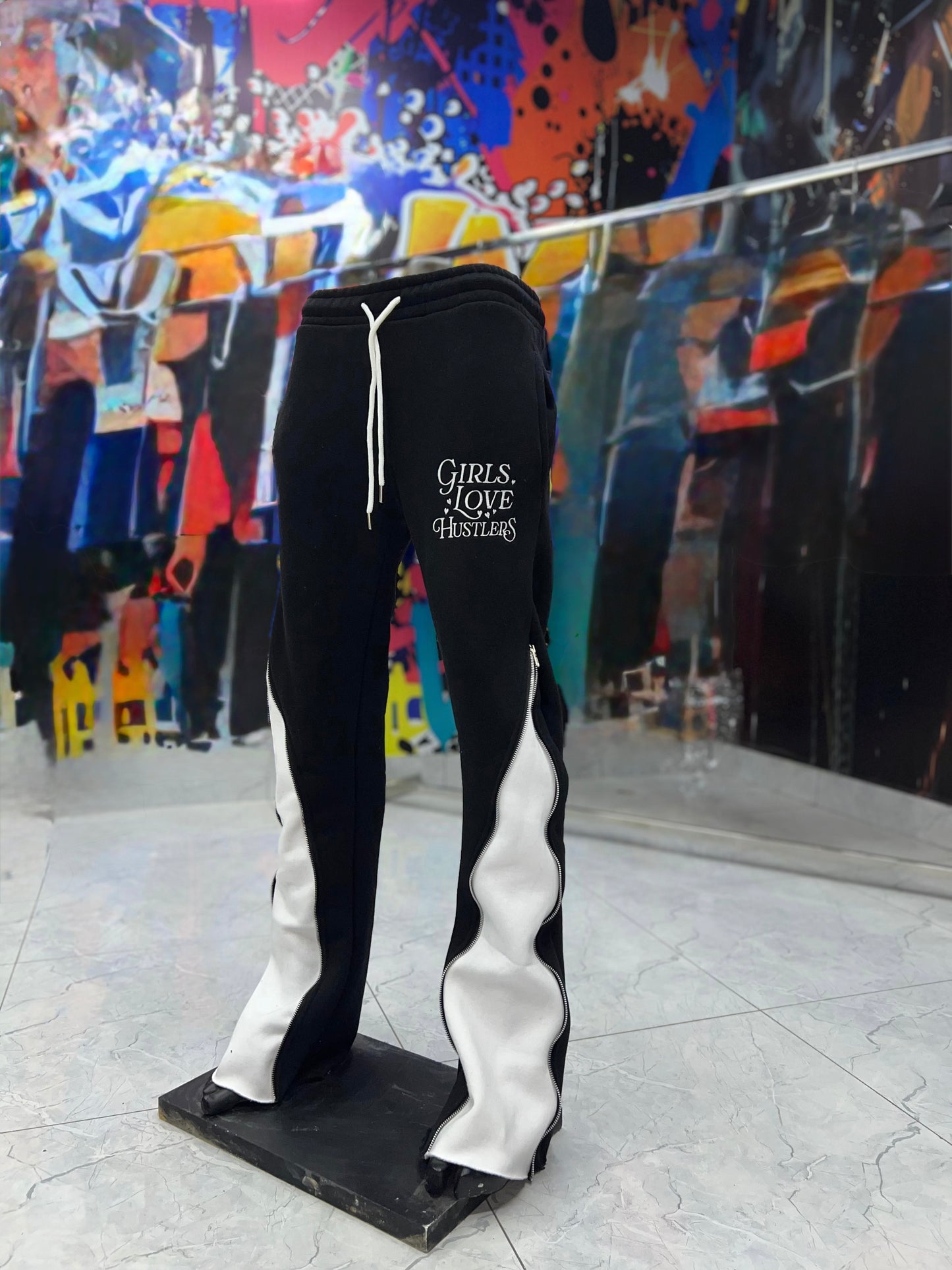 Girls Love Hustlers ZipUp Pants