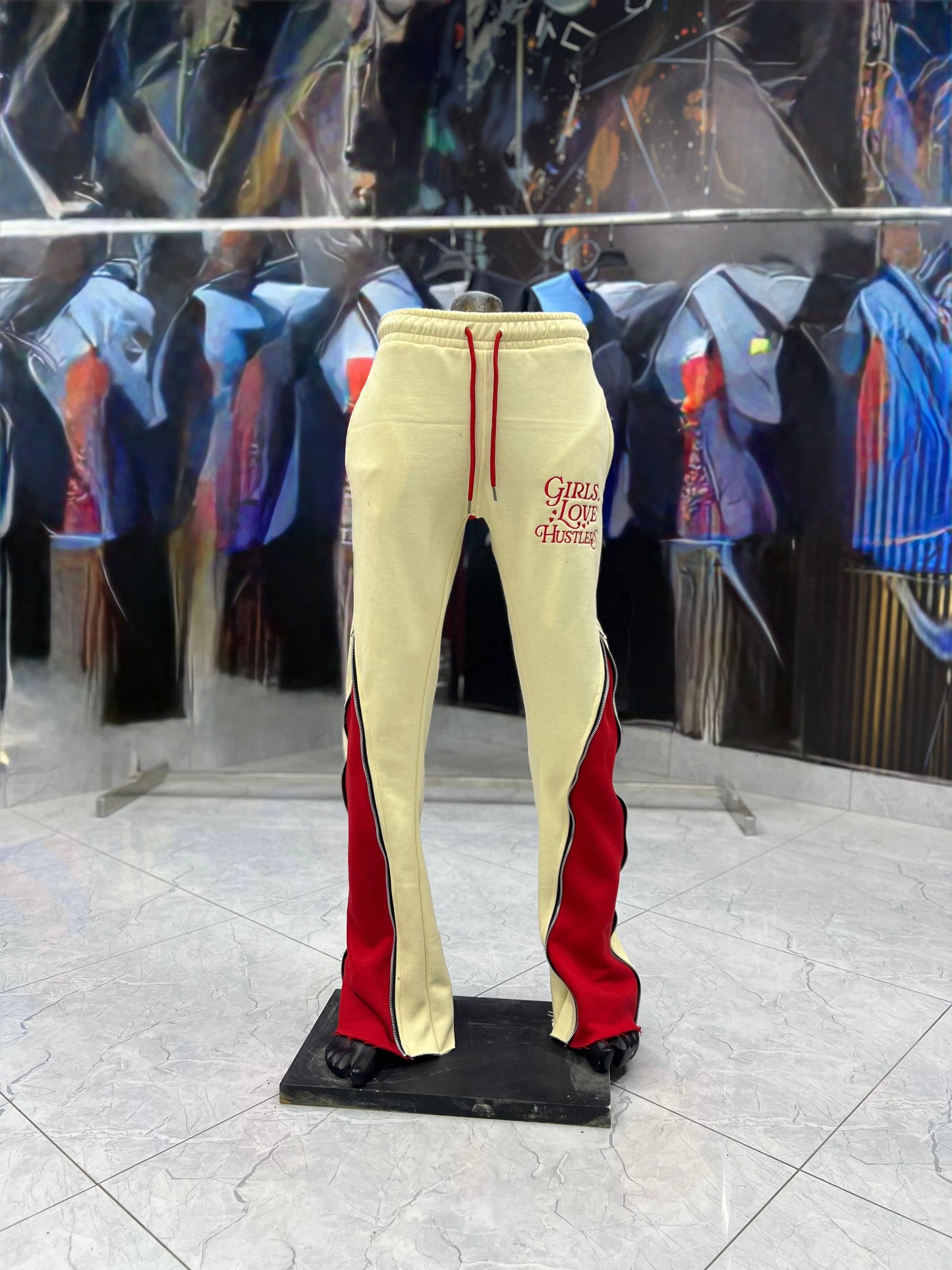 Girls Love Hustlers ZipUp Pants