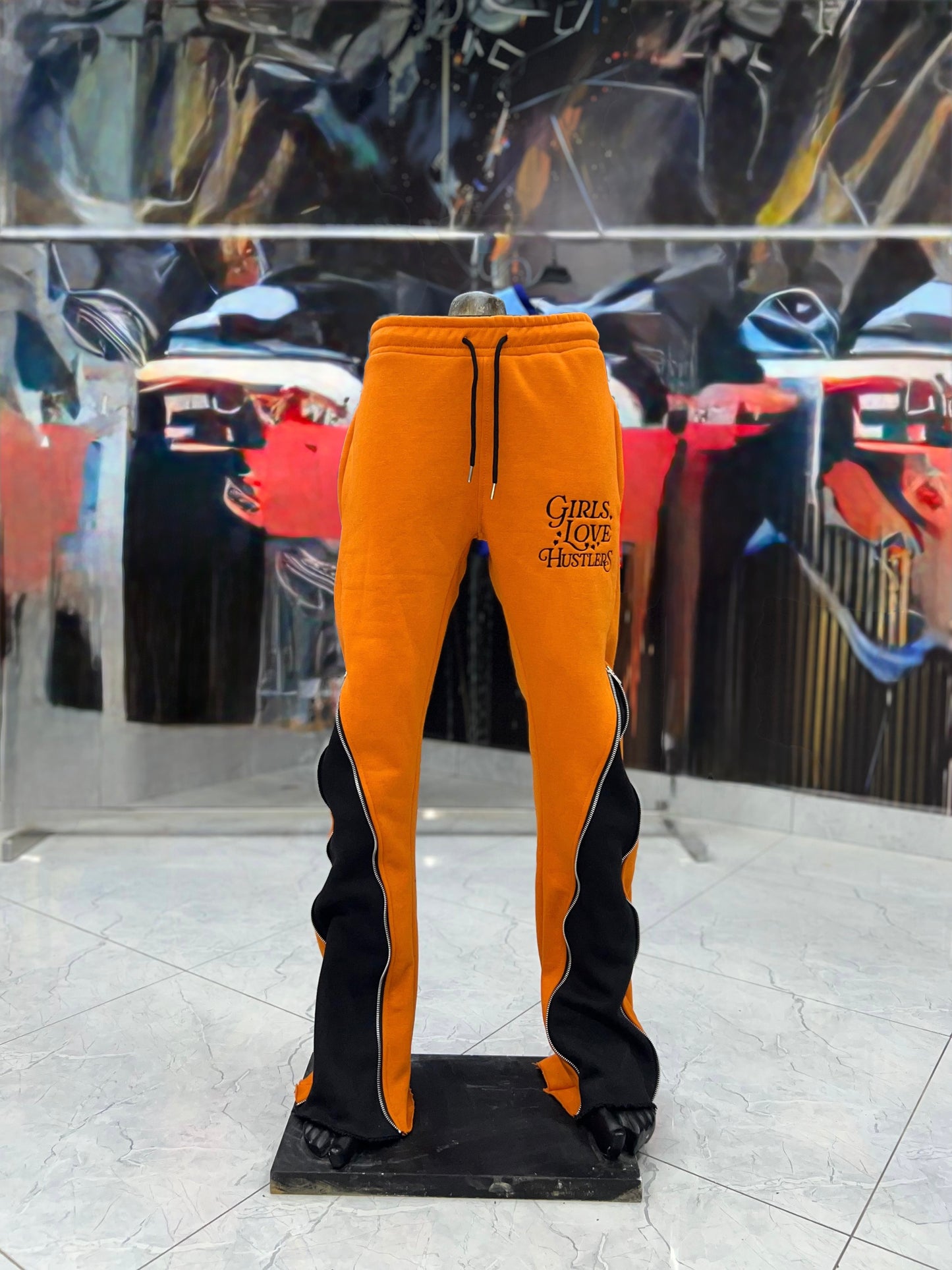 Girls Love Hustlers ZipUp Pants