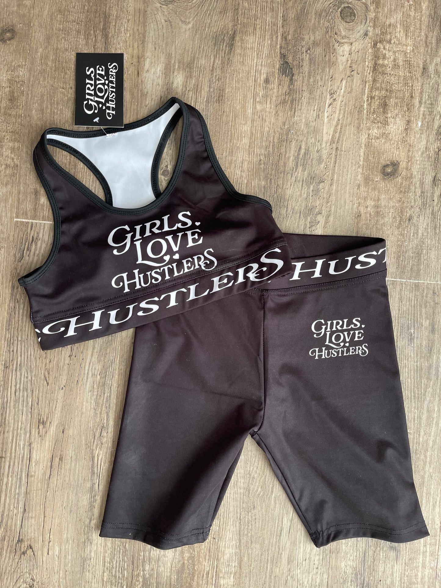 Girls Love Hustlers Biker Sets