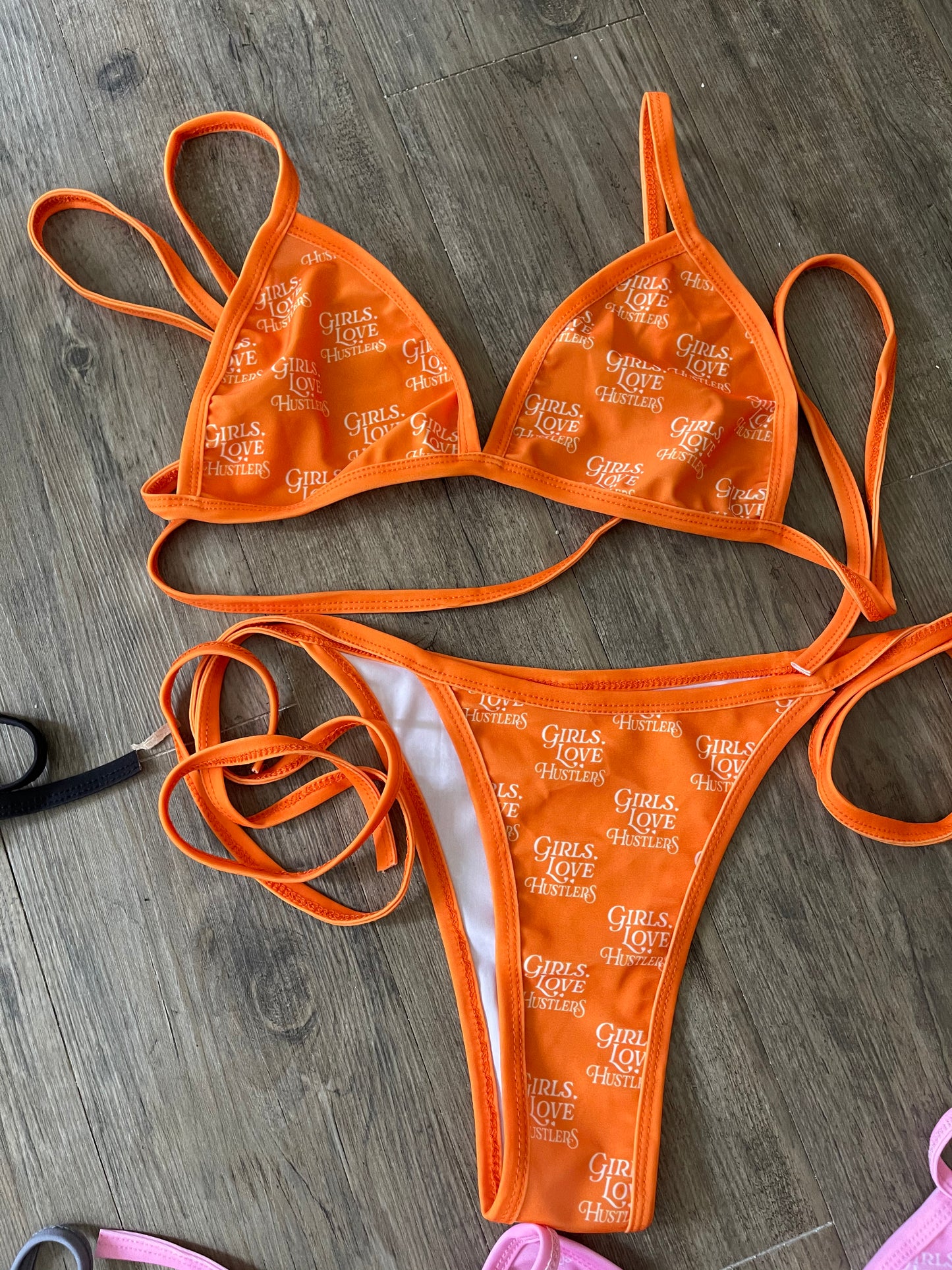 Girls Love Hustlers Bikinis Sets