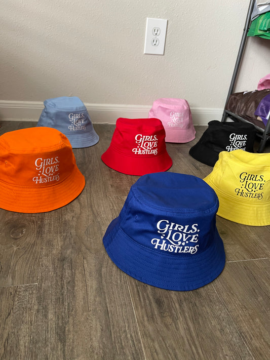 Girls Love Hustlers Bucket hats