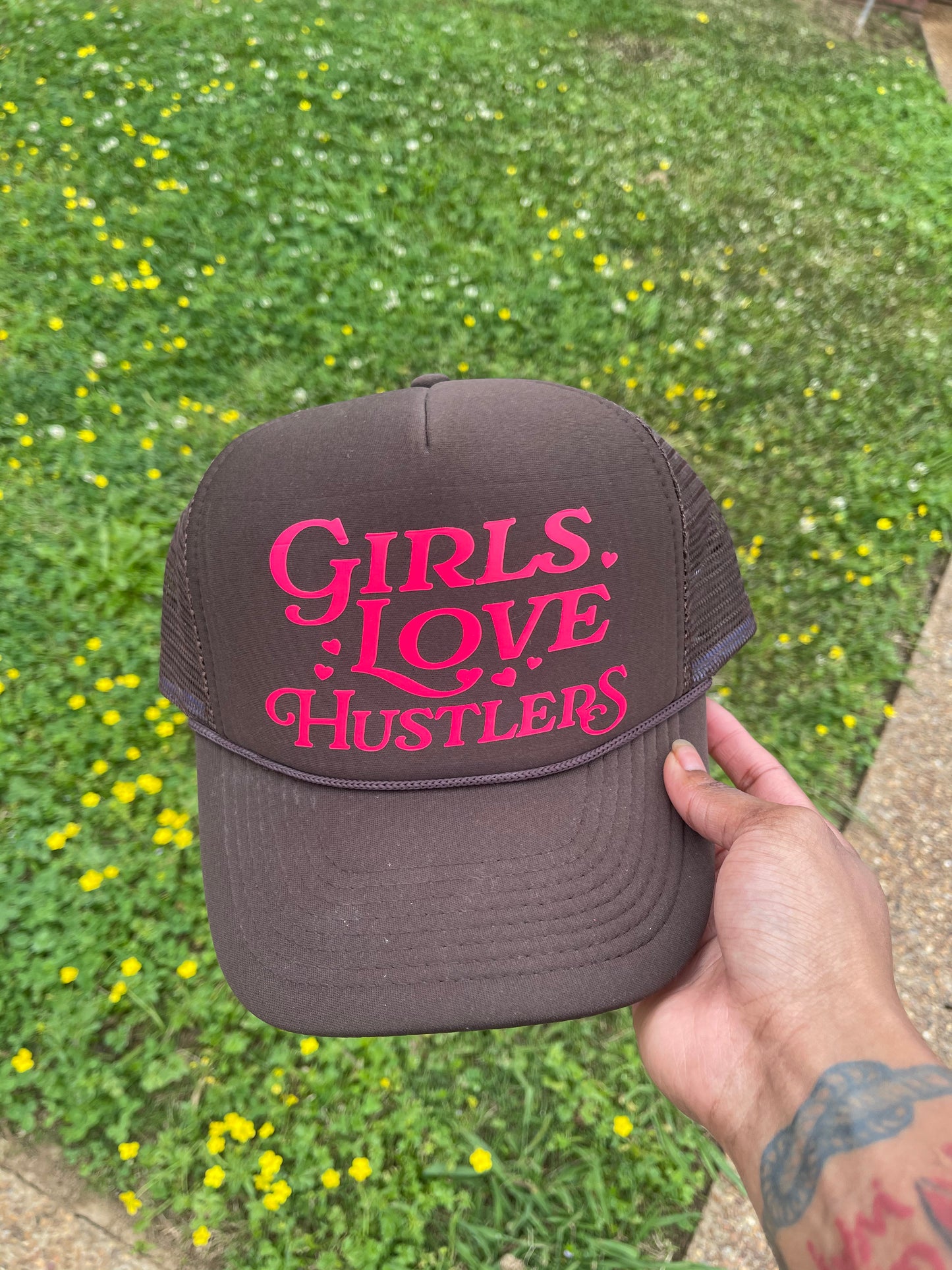 New Girl Love Hustlers Hats