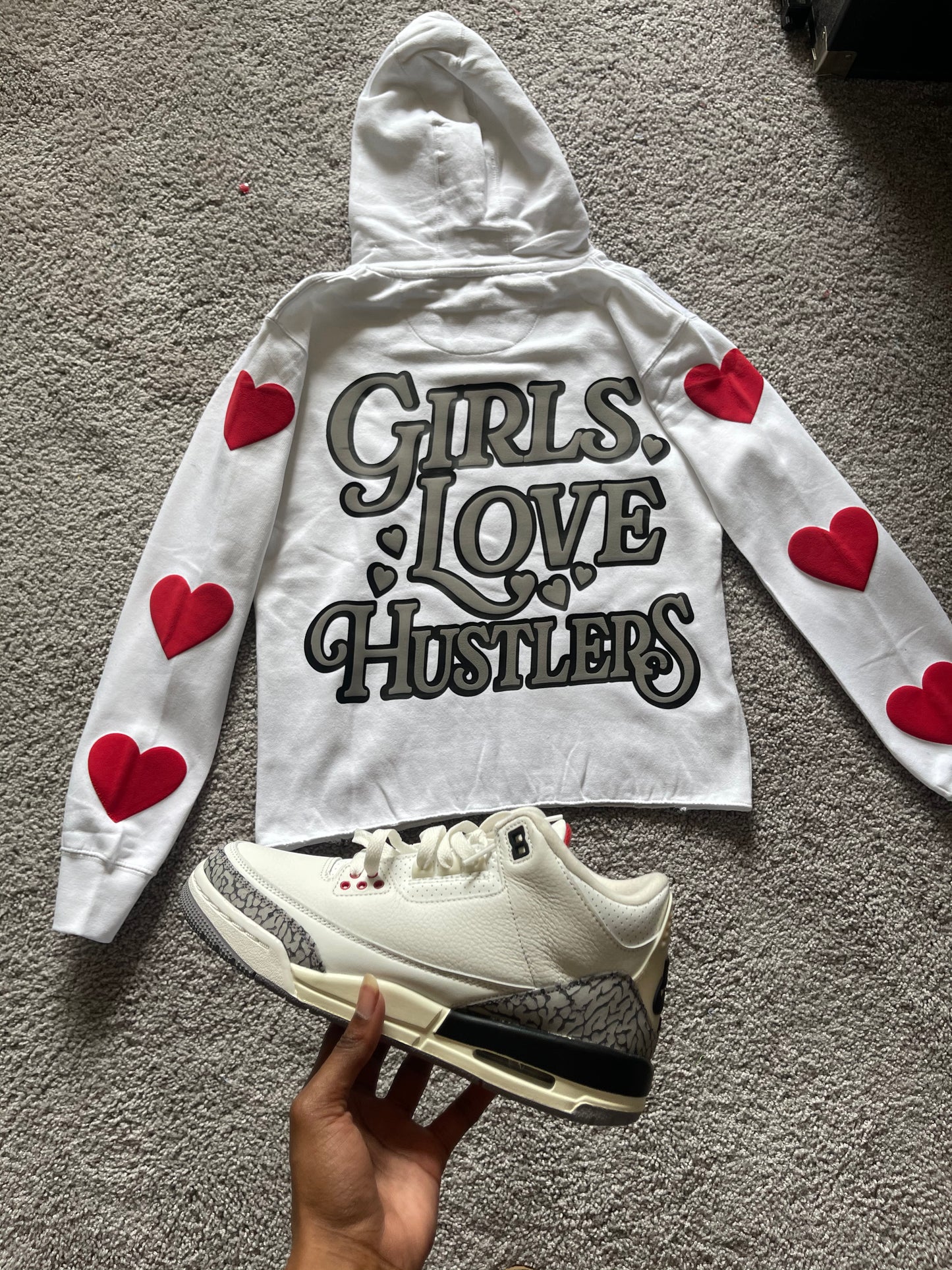 Girls Love Hustlers Hoodies