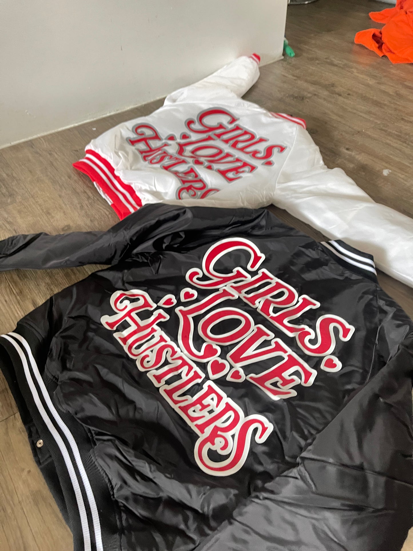 Girls Love Hustlers Bomber Jackets