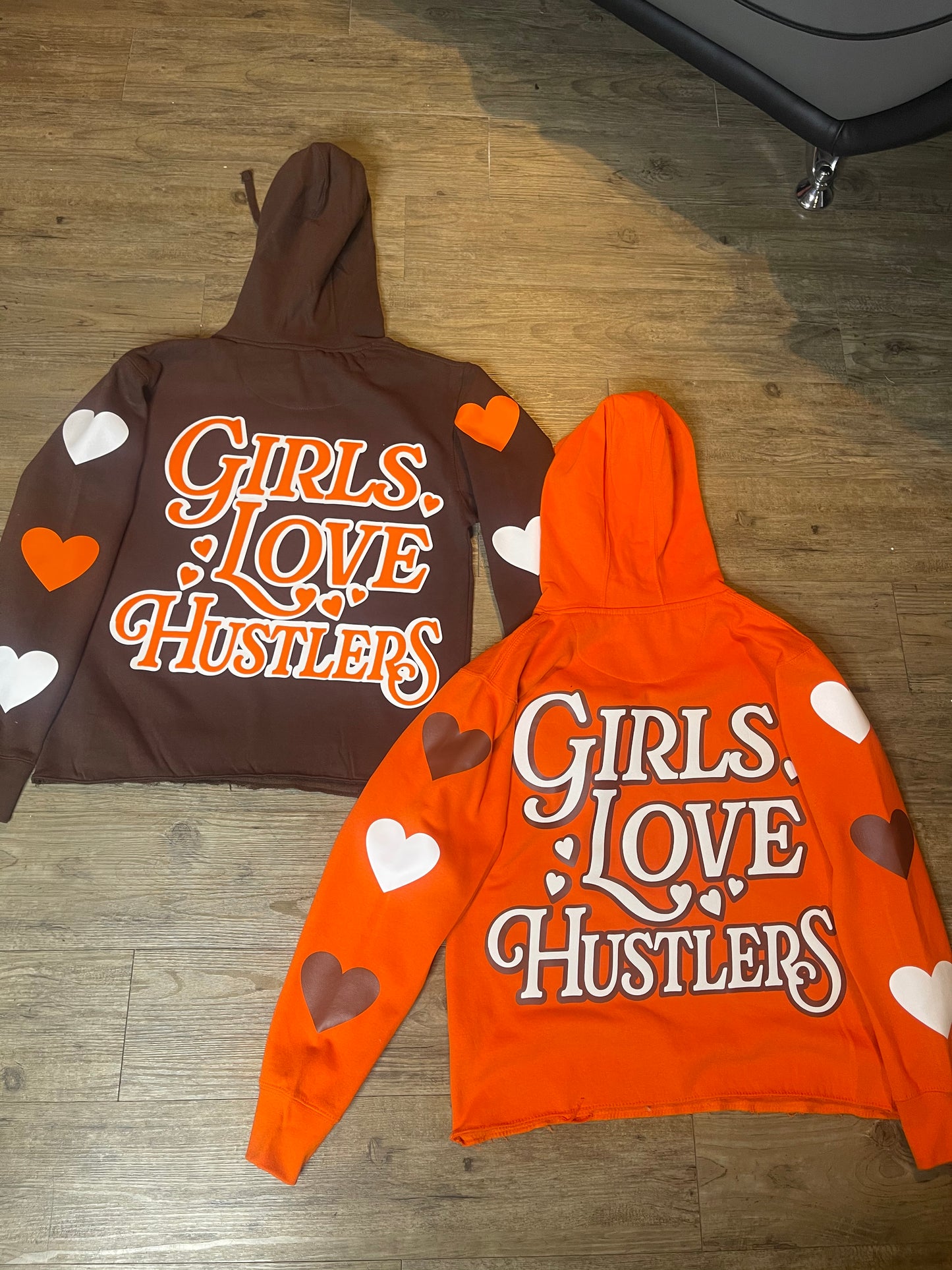 Girls Love Hustlers Hoodies