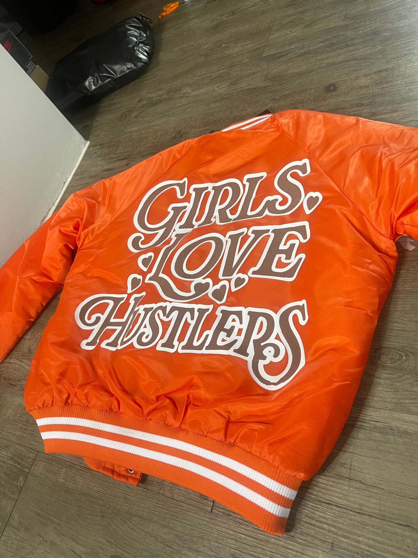 Girl Love Hustlers Bomber Jacket