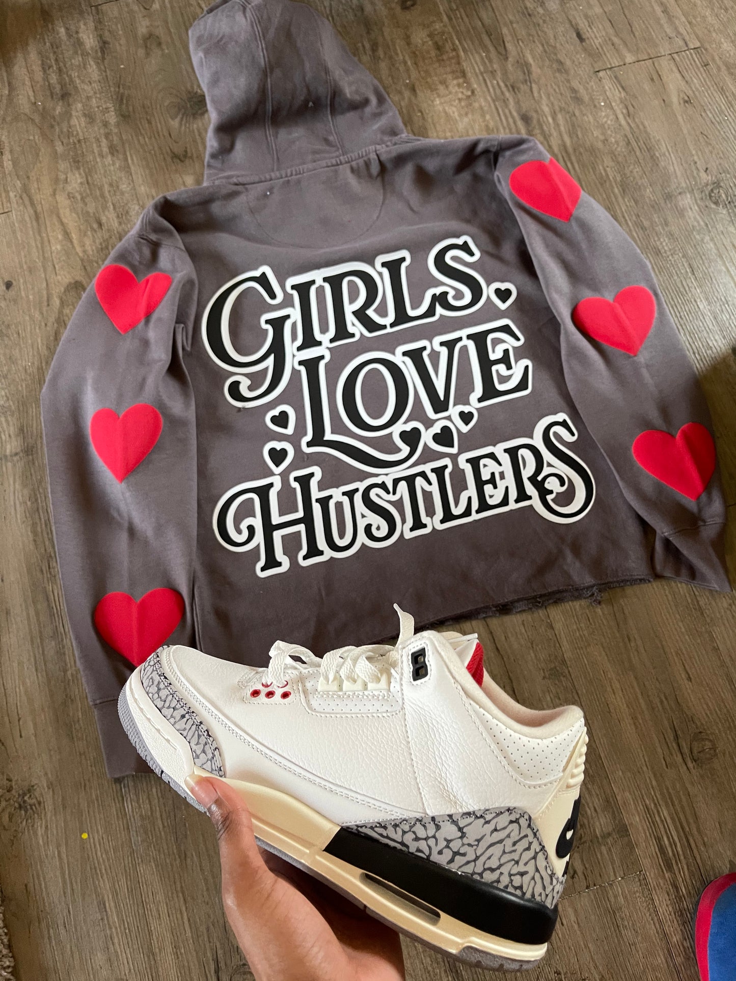 Girls Love Hustlers Hoodies