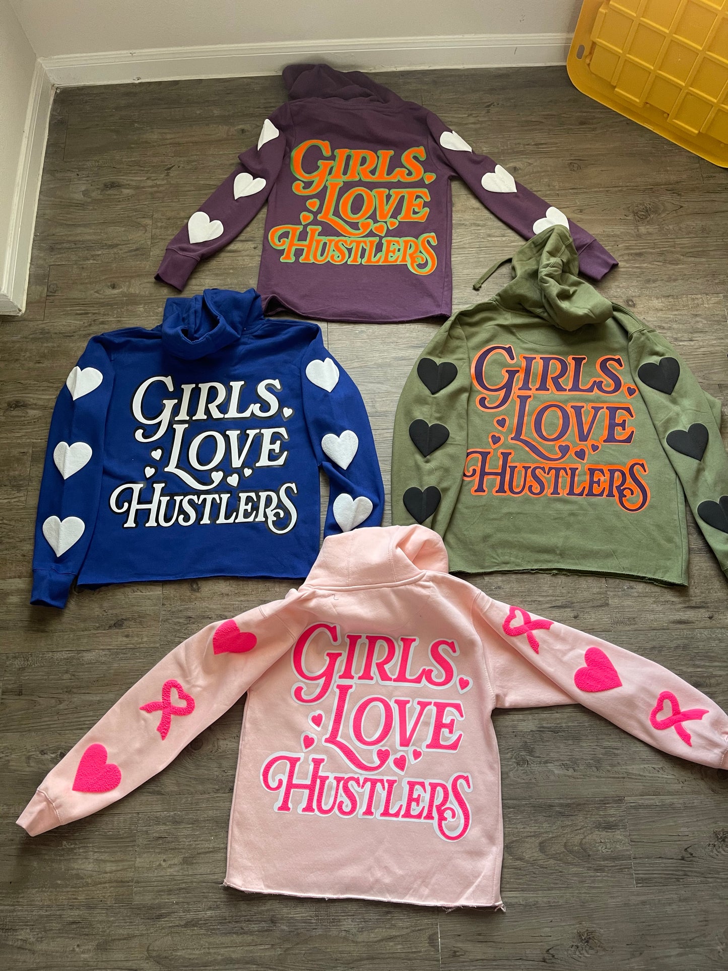 Girls Love Hustlers Hoodies