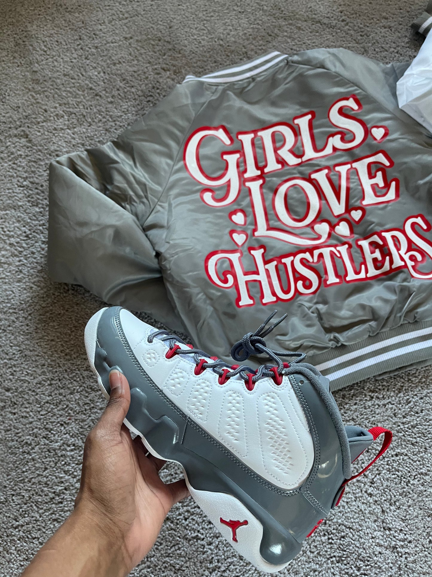 Girls Love Hustlers Bomber Jacket