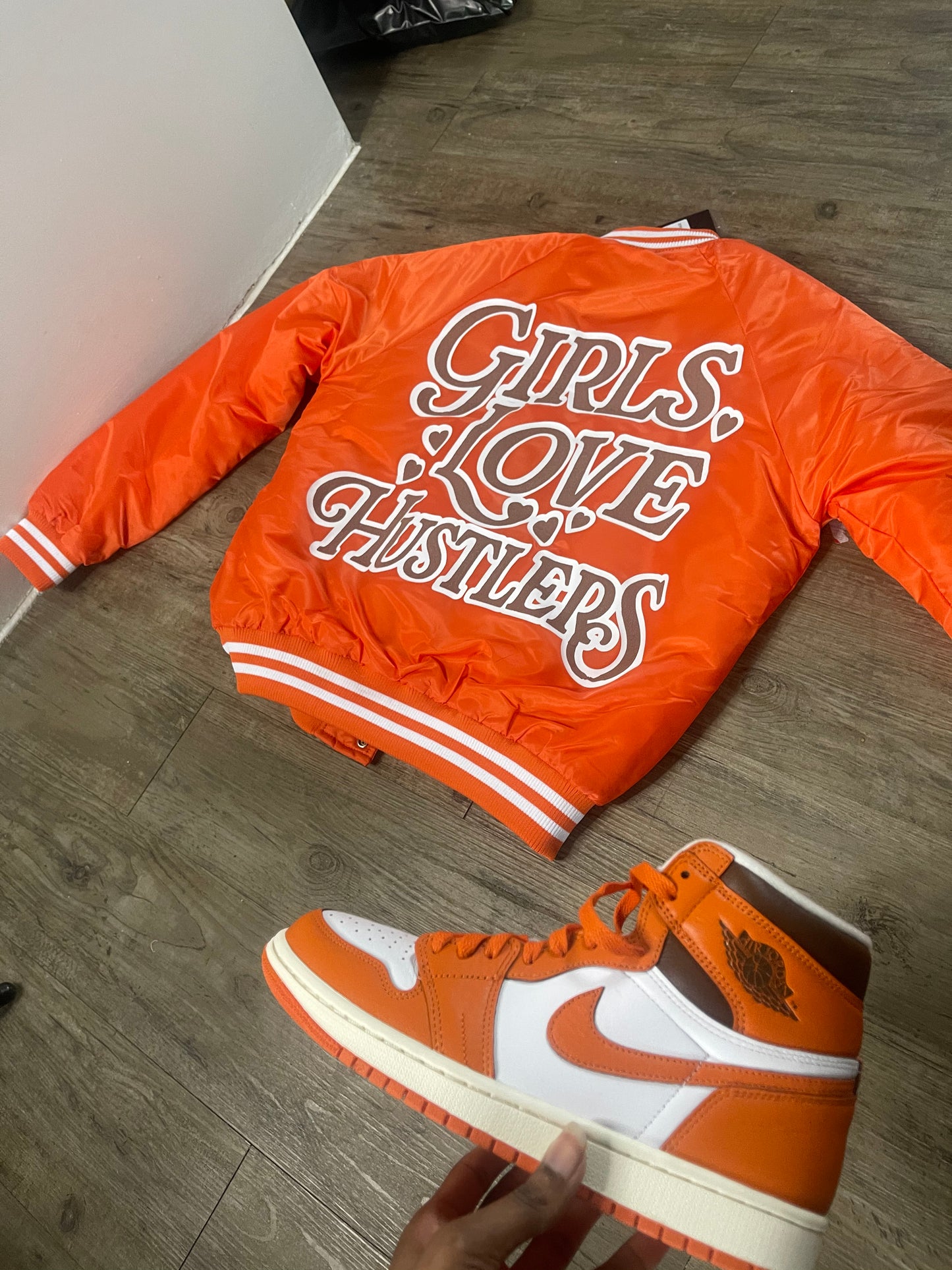 Girl Love Hustlers Bomber Jacket