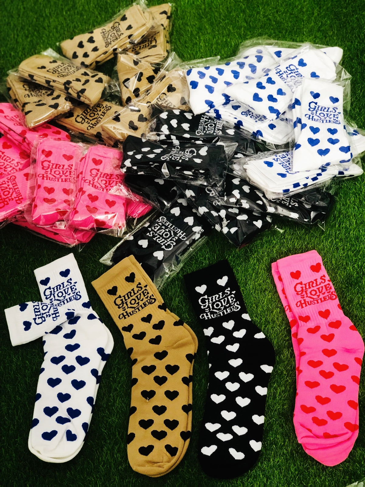 Girls Love Hustlers Socks