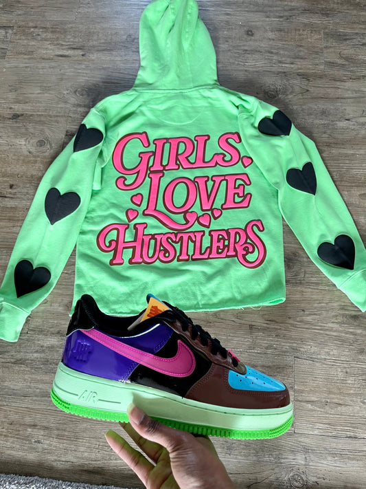 Girls Love Hustlers Hoodies